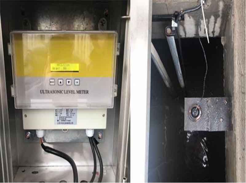 分體式超聲波液位計現(xiàn)場安裝圖