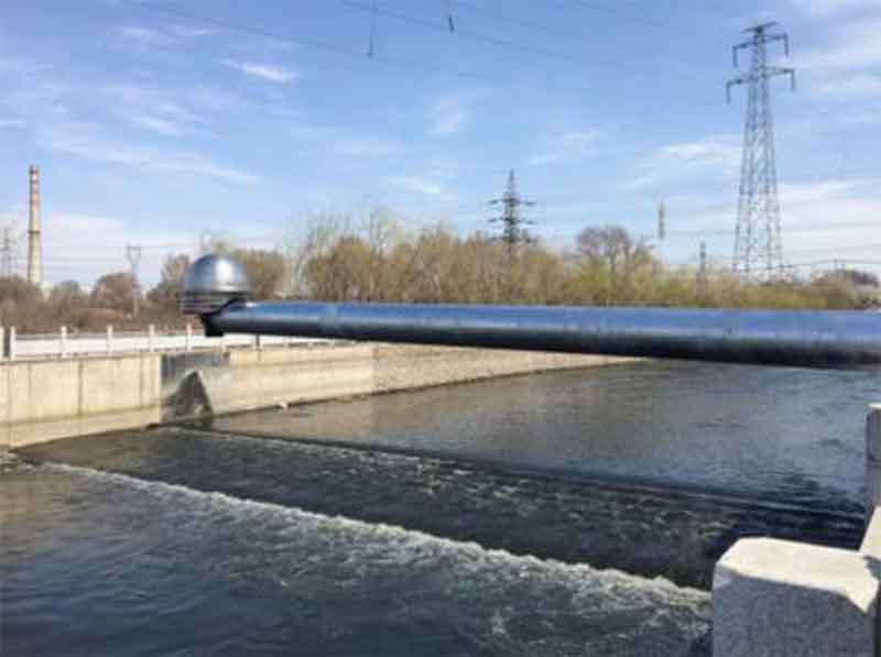 河道水位分體式超聲波液位計測量